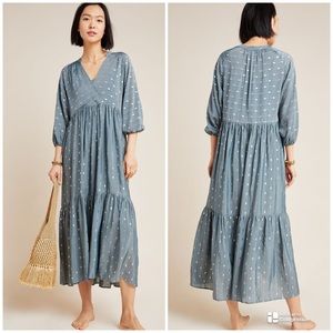 Anthropologie Napoli Tiered Maxi Dress Size L (oversized)